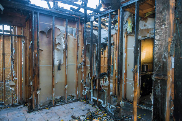 Professional Soot Removal technician working in Pennington, NJ